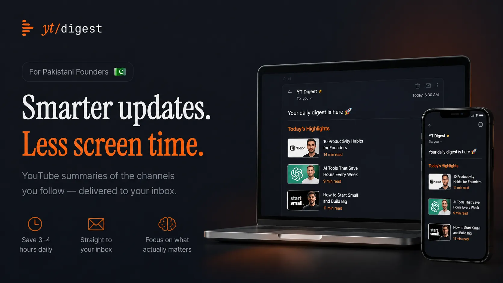 Top YouTube Productivity Tool for Pakistani Founders