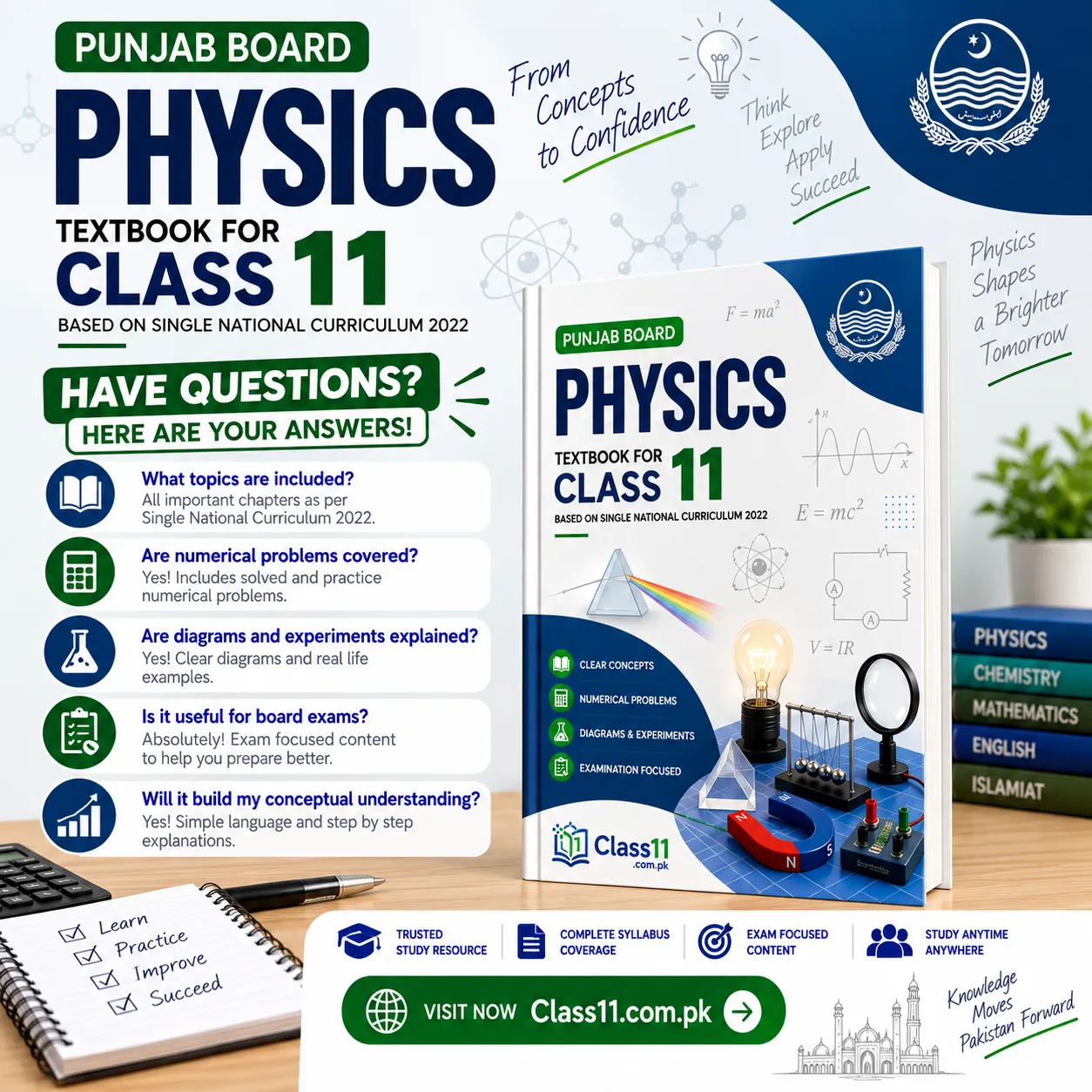 Punjab Board Class 11 Physics Study Resource